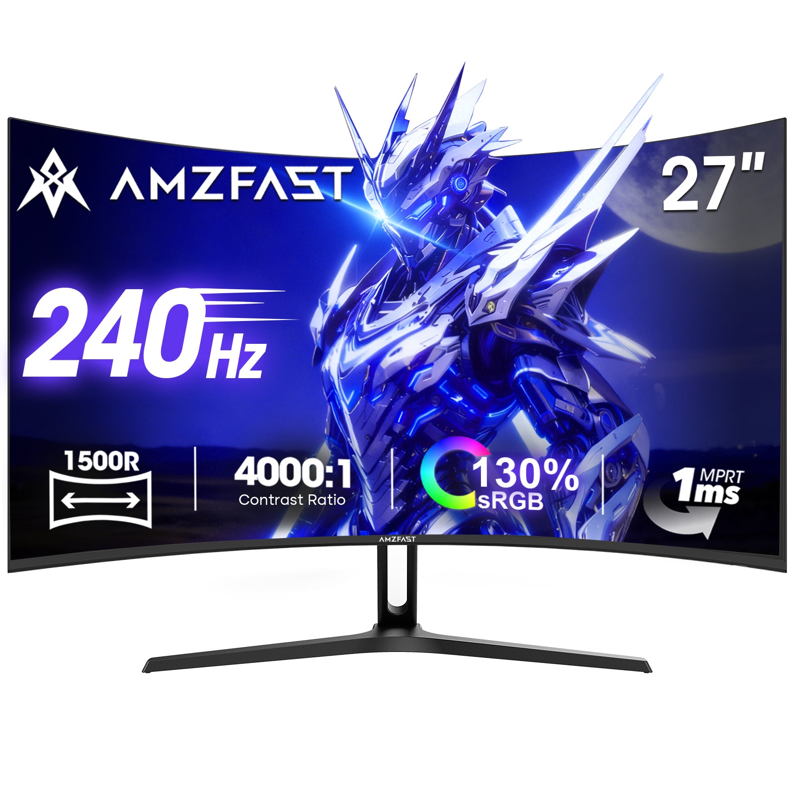 Amzfast ゲーミングモニター 27イン240Hz AMZG27C1 Pro AMZG27C1Pro
