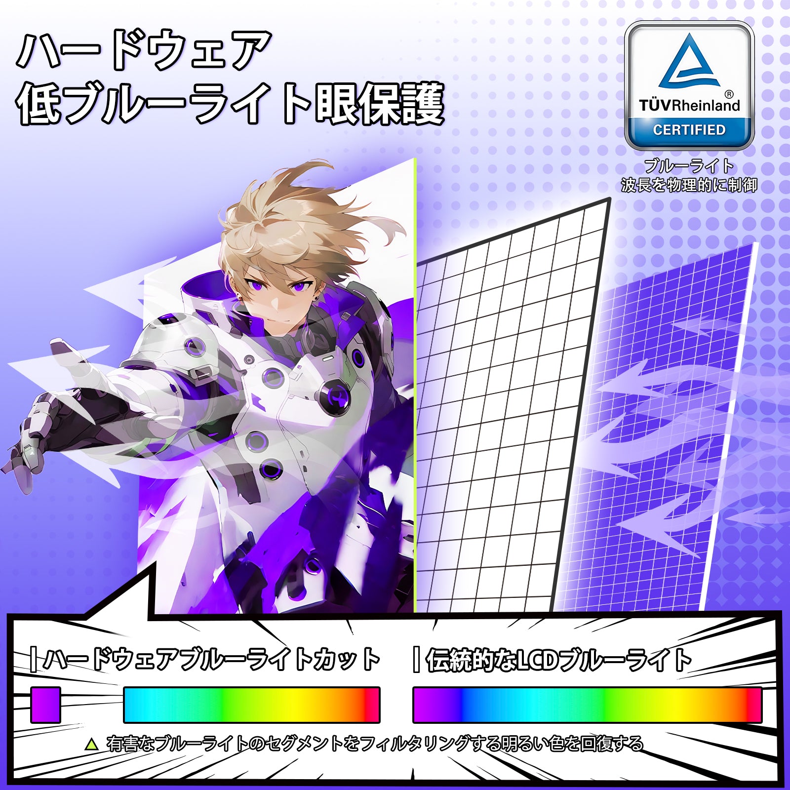 AMZG25F6F - 24.5インチ 320Hz 白 ゲーミングモニター Fast IPS